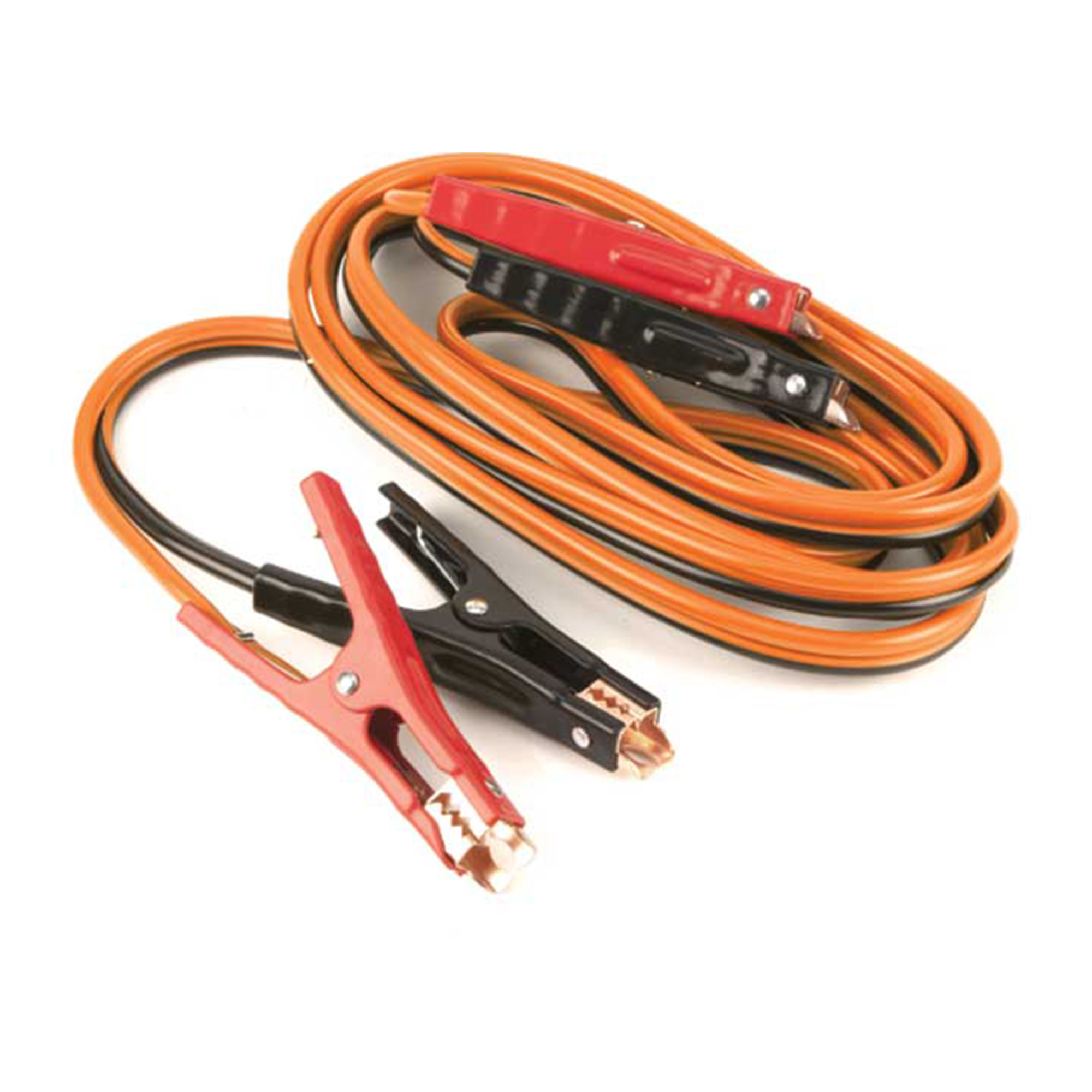 Performance Tool Jumper Cables — 6ga., 16ft., Heavy-Duty Copper Clamps, Tangle-Free Rubber-Coated, Model# PRTW1672